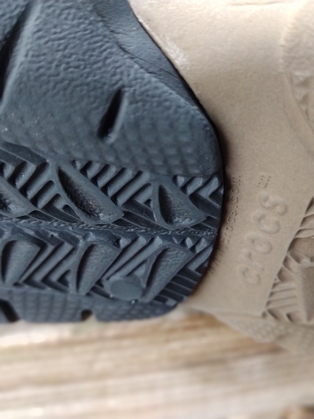 CROCS Swiftwater Faux Leather Sandals - Picture 4 of 5